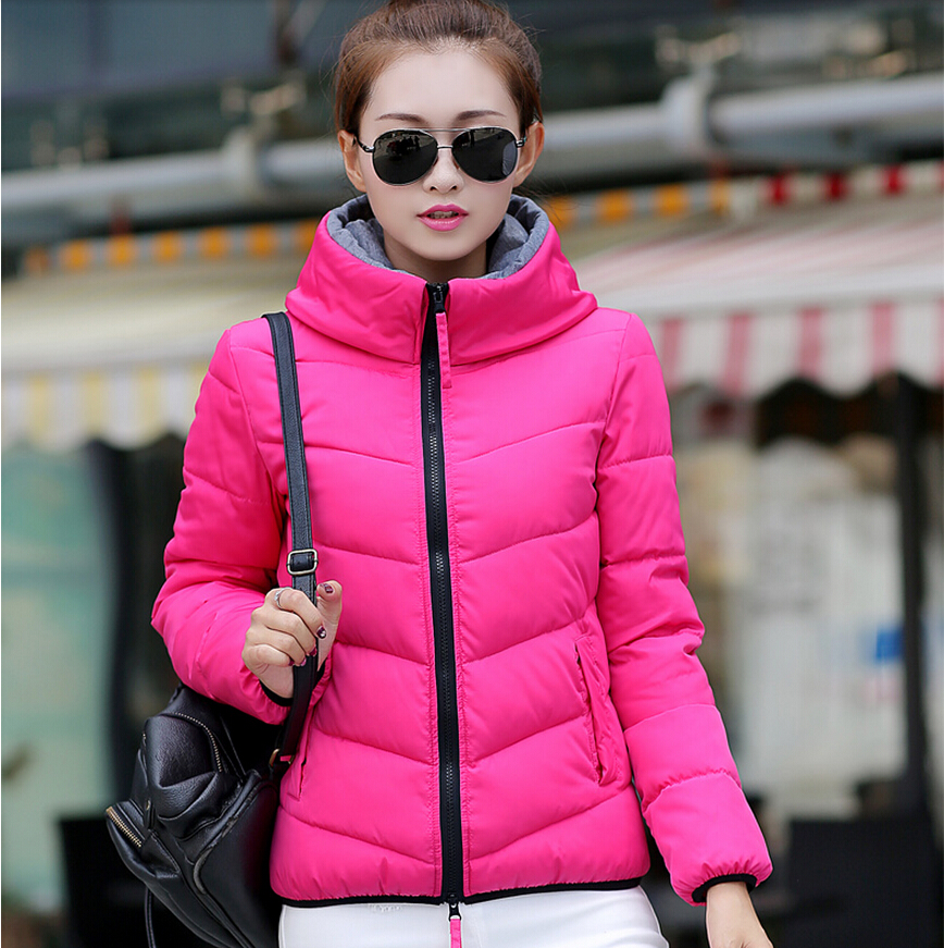 Down Winter Women Jacket Short Design 2015 Winter Thickening Cotton ...